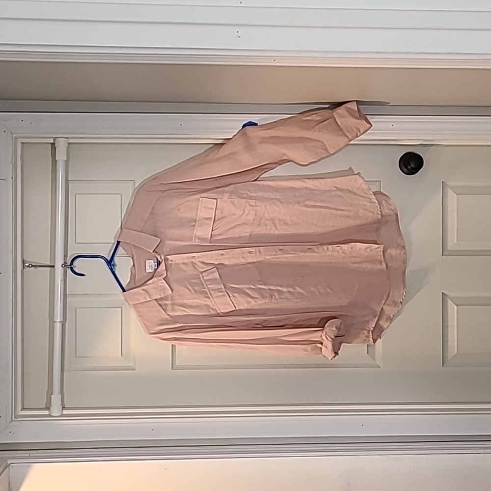XXL light pink button up dress shirt